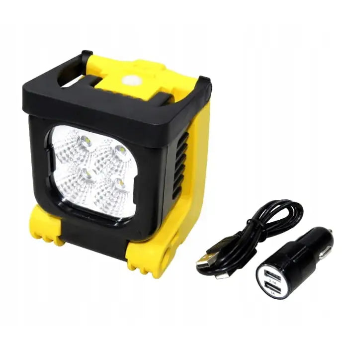 Arbeidslampe Halogen 4 Led med Magnet Akku