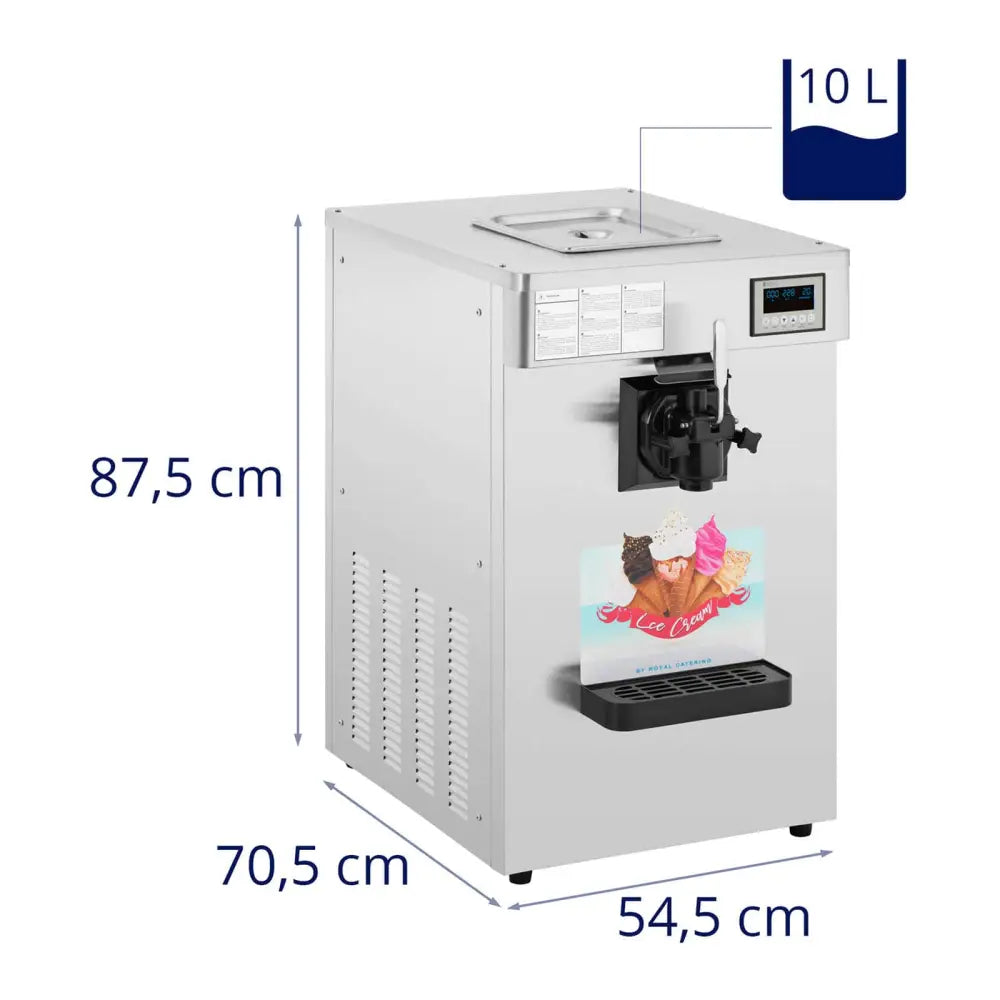 Automatisk Iskremmaskin 1150 w 18 L/t - 1 Smak