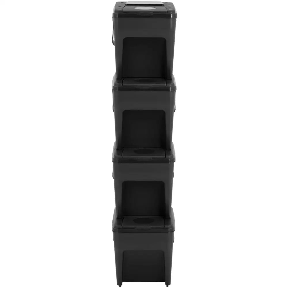 Avfallssorteringssystem 4 x 25 Liter Oppbevaringskurver