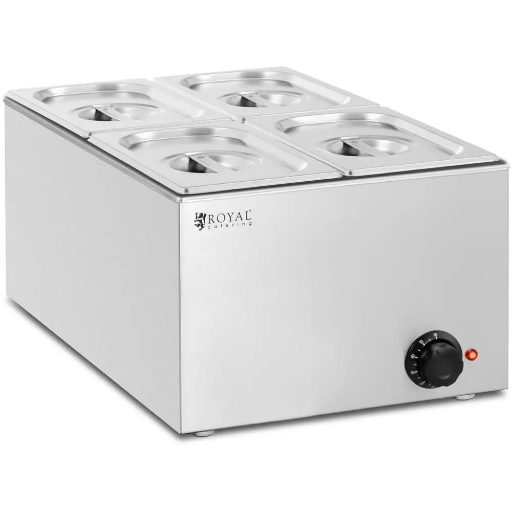Bain Marie Elektrisk Varmeskap 4 x Gn 1/4 640 w