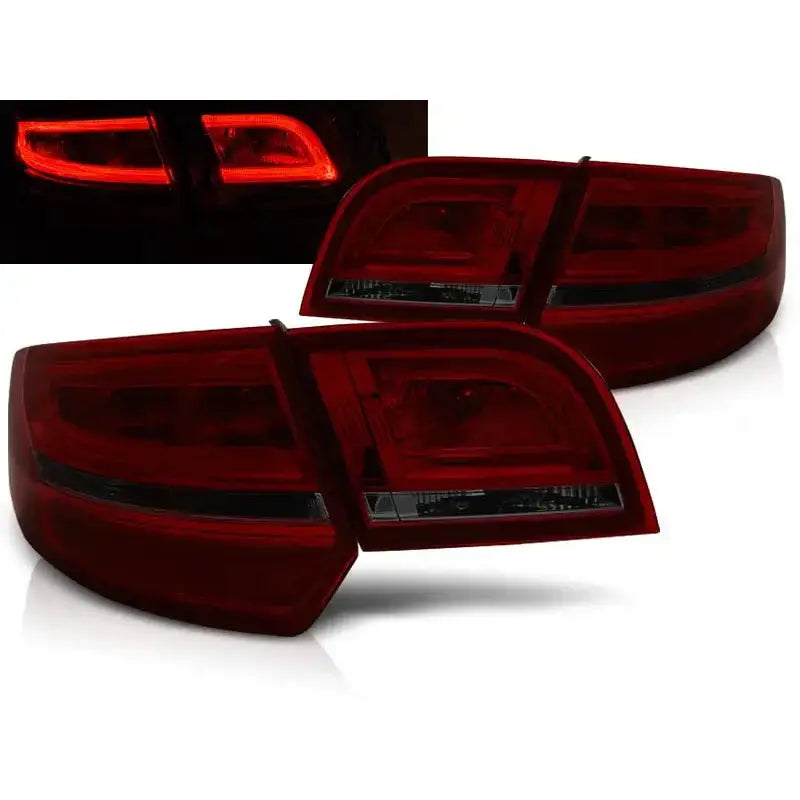 Baklykter Audi A3 8p 04-08 Sportback Red Smoke Led V2