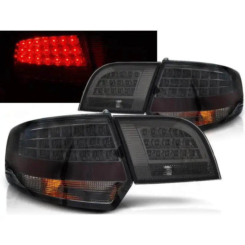 Baklykter Audi A3 8p 04-08 Sportback Smoke Led
