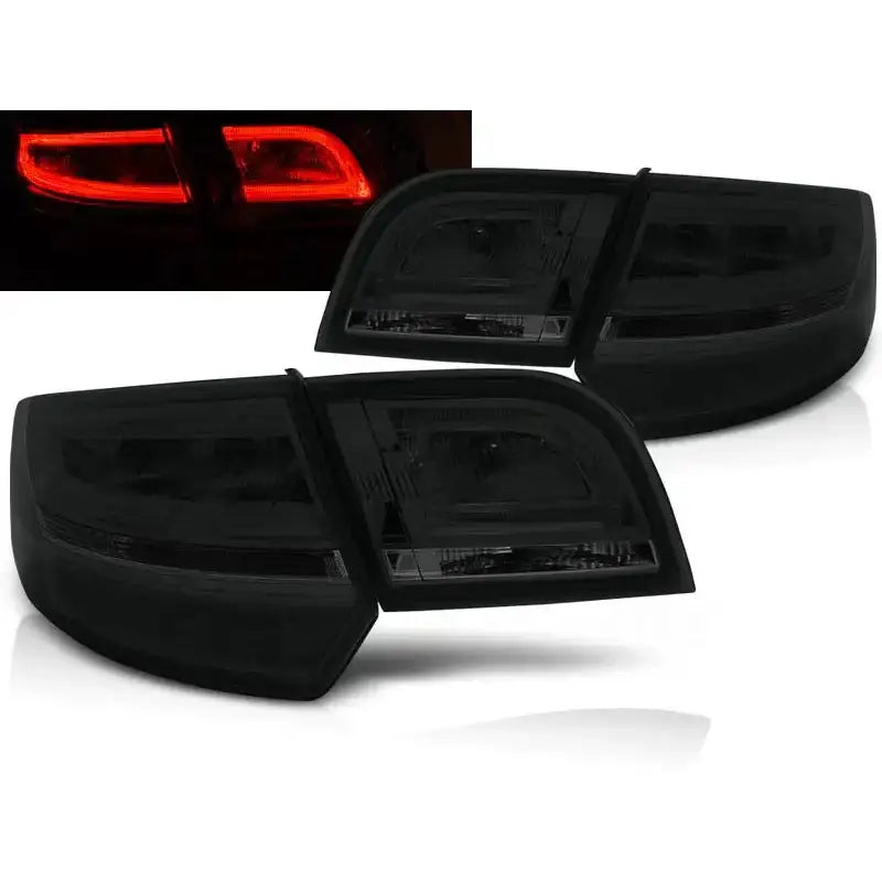 Baklykter Audi A3 8p 04-08 Sportback Smoke Led V2