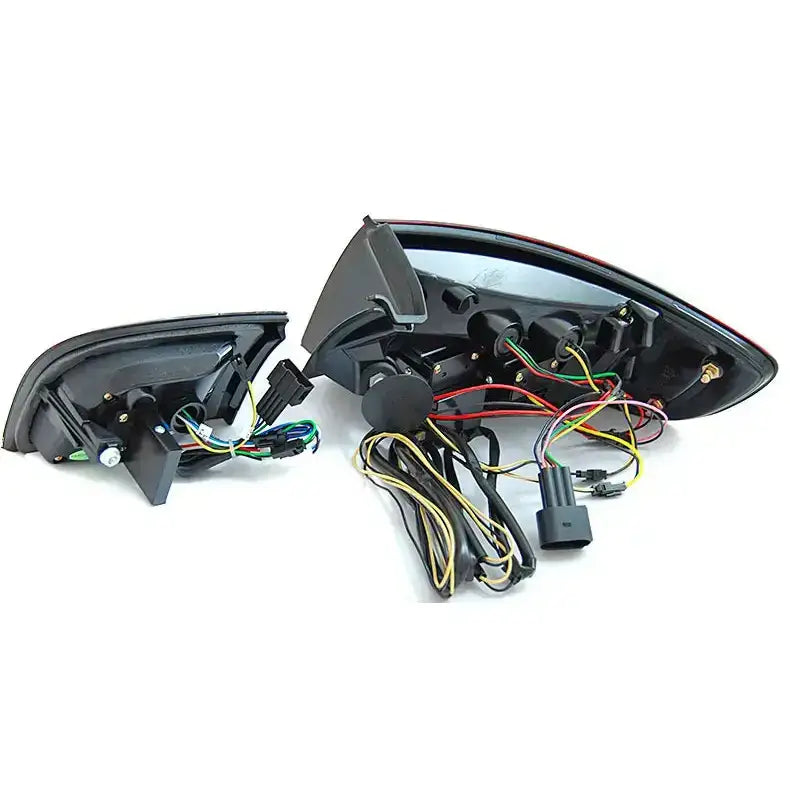 Baklykter Audi A3 8p 5d 08-12 Led Bar Red Smoke Seq