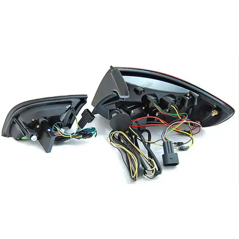 Baklykter Audi A3 8p 5d Sportback 08-12 Led Bar Red Black Seq