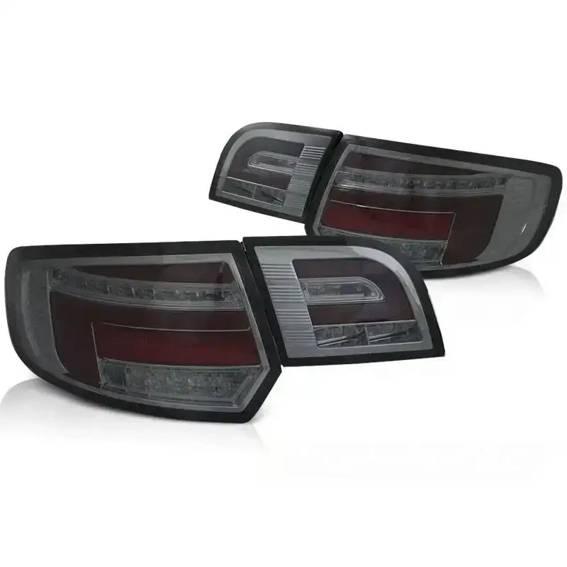 Baklykter Audi A3 8p 5d Sportback 08-12 Led Bar Red Smoke Seq