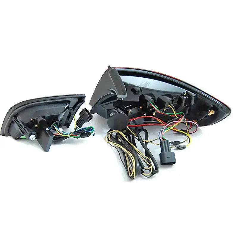 Baklykter Audi A3 8p 5d Sportback 08-12 Led Bar Red Smoke Seq