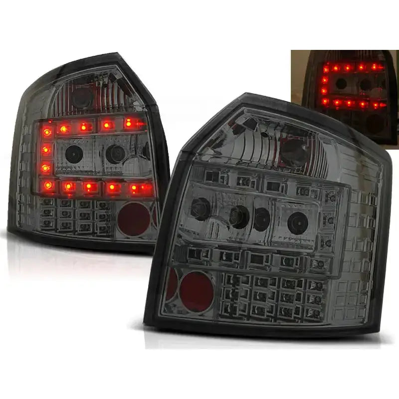 Baklykter Audi A4 10.00-10.04 Avant Led Smoke