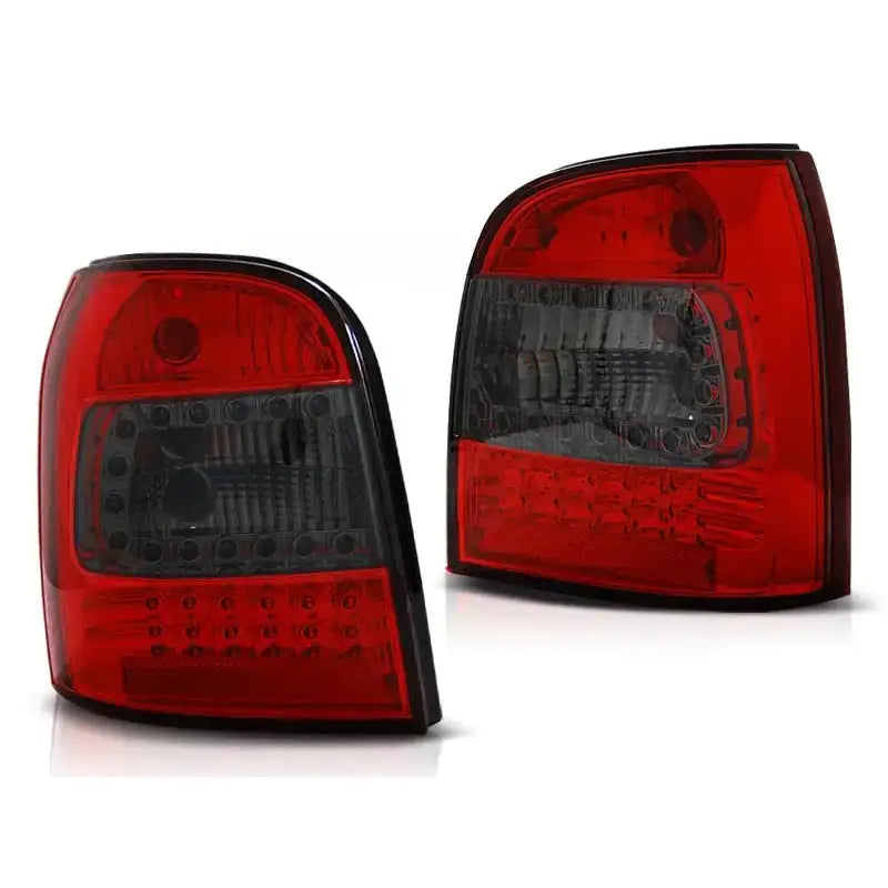 Baklykter Audi A4 94-01 Avant Red Smoke Led