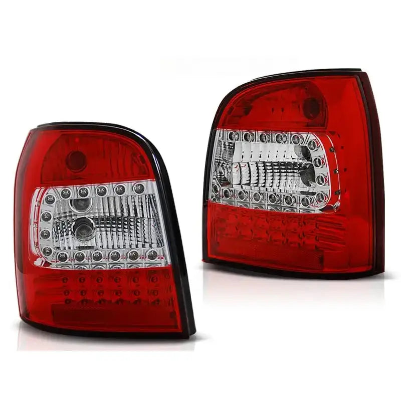 Baklykter Audi A4 94-01 Avant Red White Led