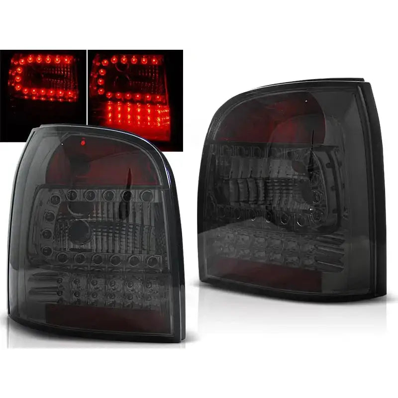 Baklykter Audi A4 94-01 Avant Smoke Led