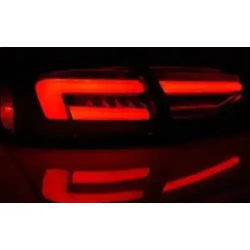 Baklykter Audi A4 B8 12-15 Sedan Oem Bulb Led Bar Black Seq