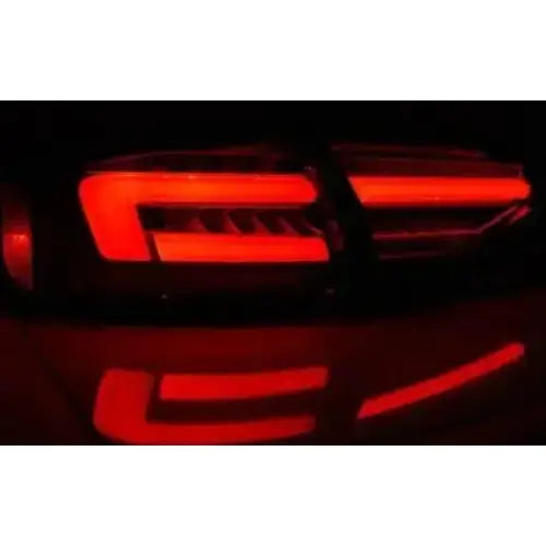 Baklykter Audi A4 B8 12-15 Sedan Oem Bulb Led Bar Red Smoke Seq