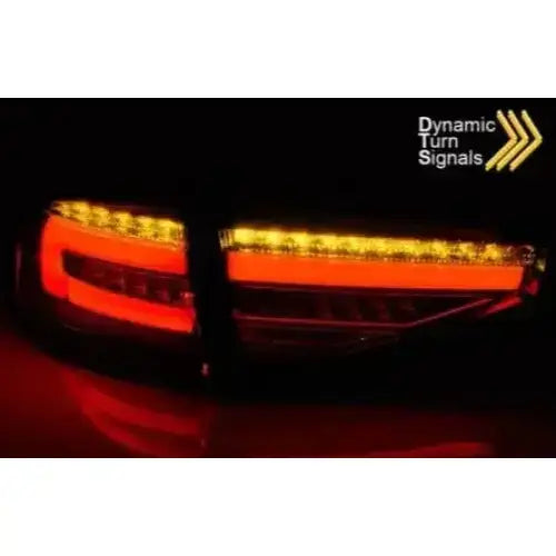 Baklykter Audi A4 B8 12-15 Sedan Smoke Led Seq Oem Led
