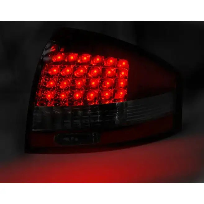 Baklykter Audi A6 97-04 Red White Led