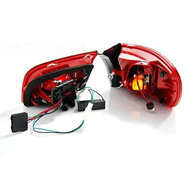 Baklykter Audi A6 C6 05-08 Avant Red White Led