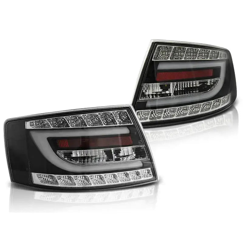 Baklykter Audi A6 C6 Sedan 04.04-08 Black Led 7pin