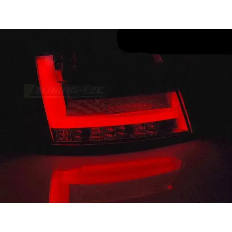 Baklykter Audi A6 C6 Sedan 04.04-08 Red Smoke Led Bar 6-pin