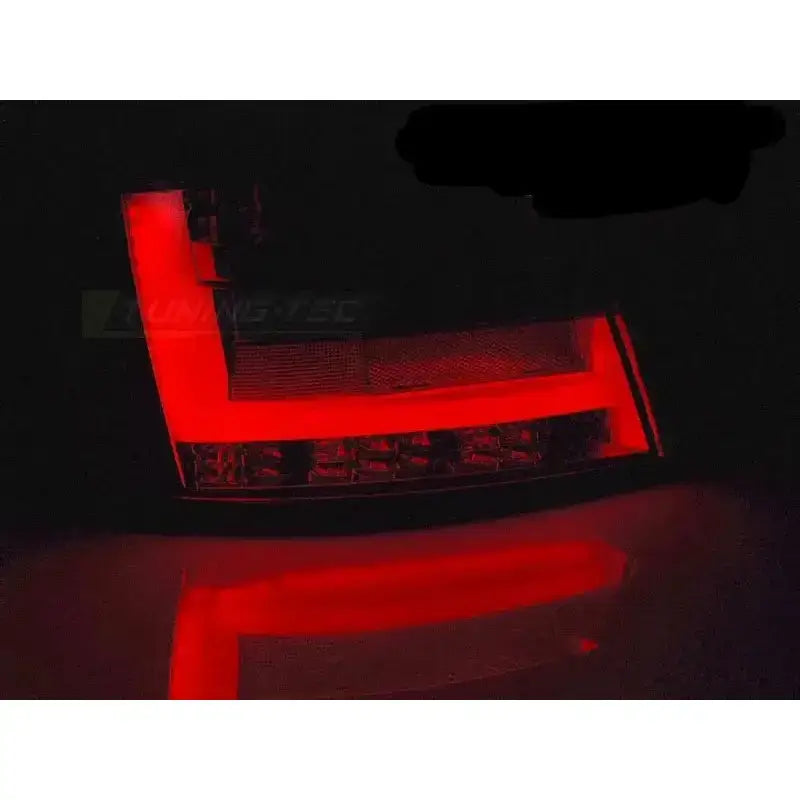 Baklykter Audi A6 C6 Sedan 04.04-08 Red Smoke Led Bar 7-pin