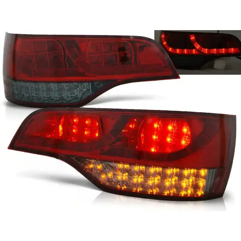 Baklykter Audi Q7 06-09 Red Smoke Led