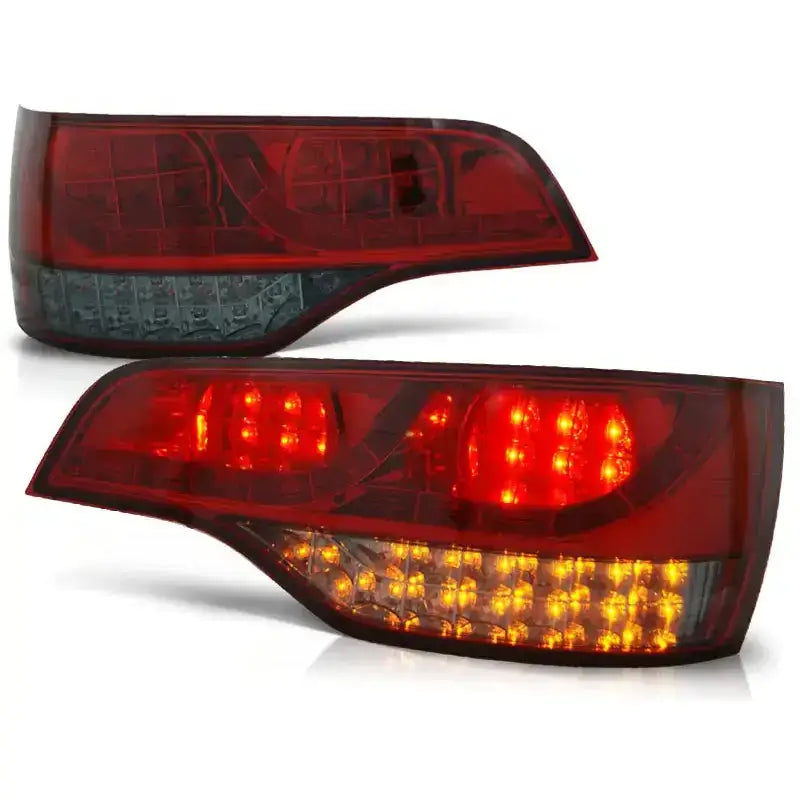 Baklykter Audi Q7 06-09 Red Smoke Led