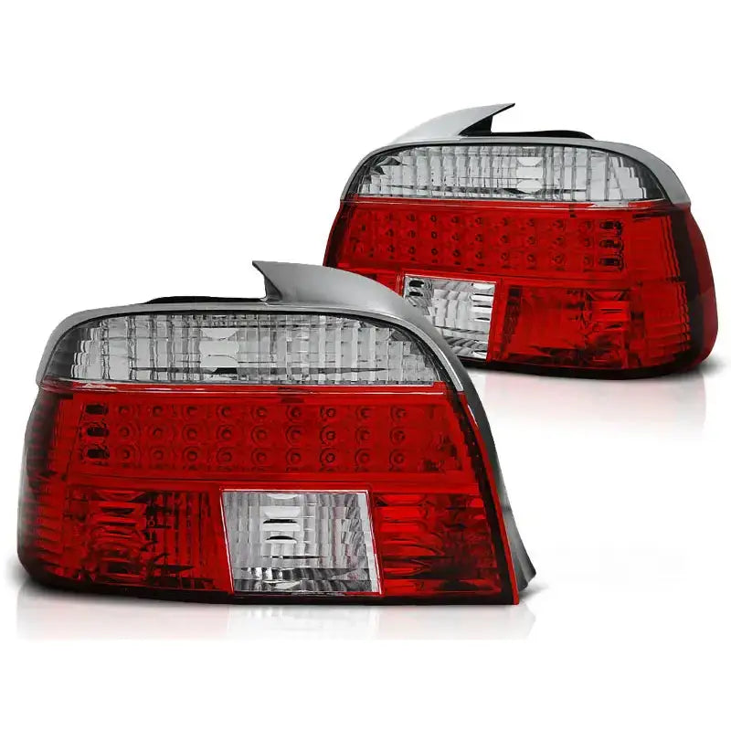 Baklykter Bmw E39 09.95-08.00 Red White Led