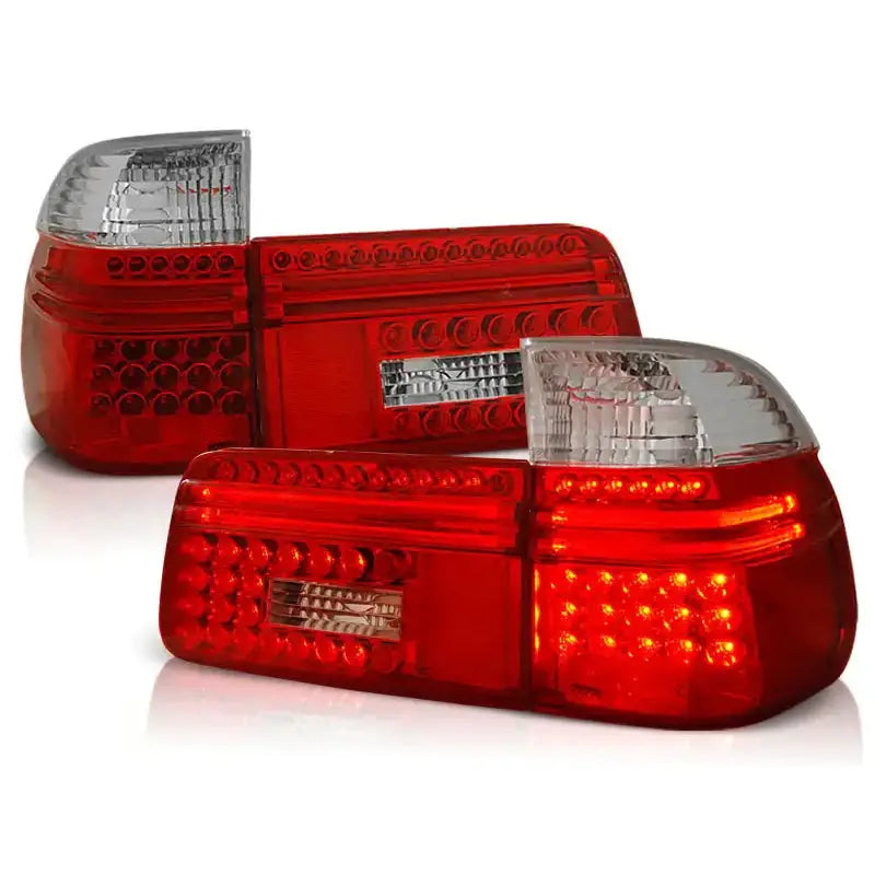 Baklykter Bmw E39 97-08.00 Touring Red White Led