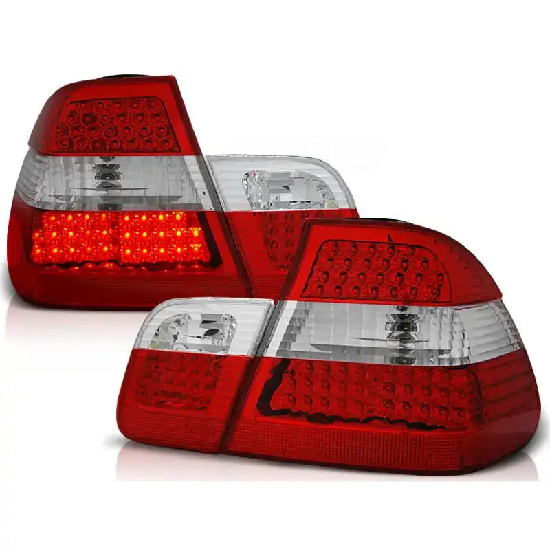Baklykter Bmw E46 05.98-08.01 Sedan Red White Led