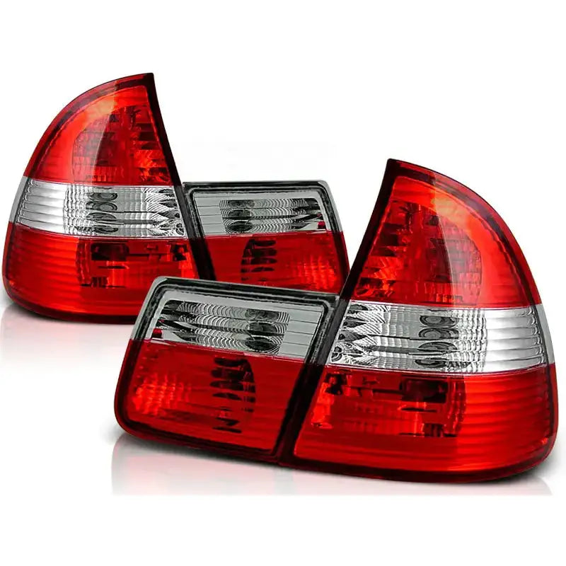 Baklykter Bmw E46 99-05 Touring Red White