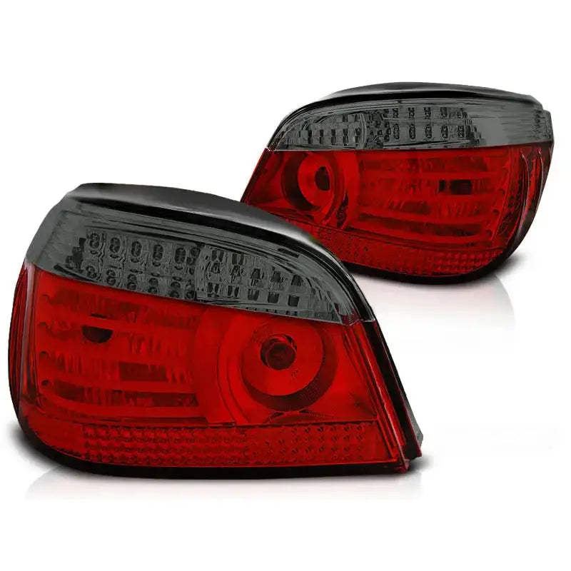 Baklykter Bmw E60 07.03-07 Red Smoke Led/bulbs