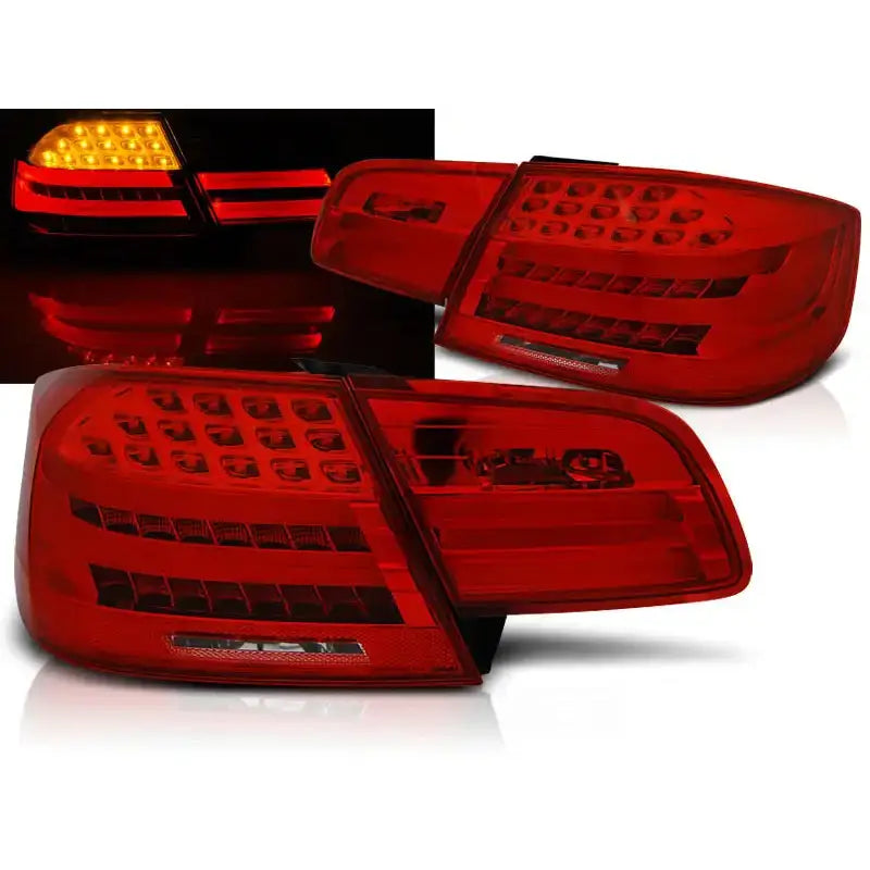 Baklykter Bmw E92 09.06-03.10 Red White Led Bar