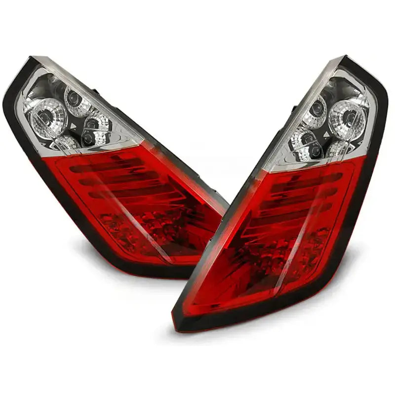 Baklykter Fiat Grande Punto 09.05-09 Red White Led