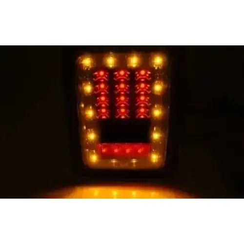 Baklykter Jeep Wrangler Jk 07-18 Led Black