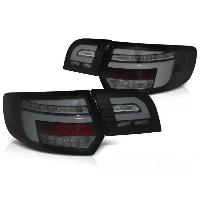 Baklykter Led Bar Tail Lights Black Seq - Audi A3 8p 5d 03-08