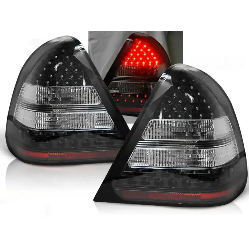 Baklykter Mercedes W202 C-klasse 06.93-06.00 Black Led