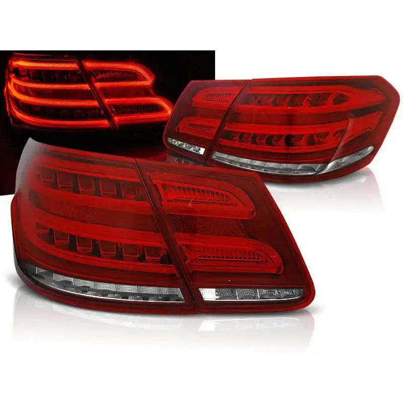 Baklykter Mercedes W212 E-klasse 09-13 Red White Led