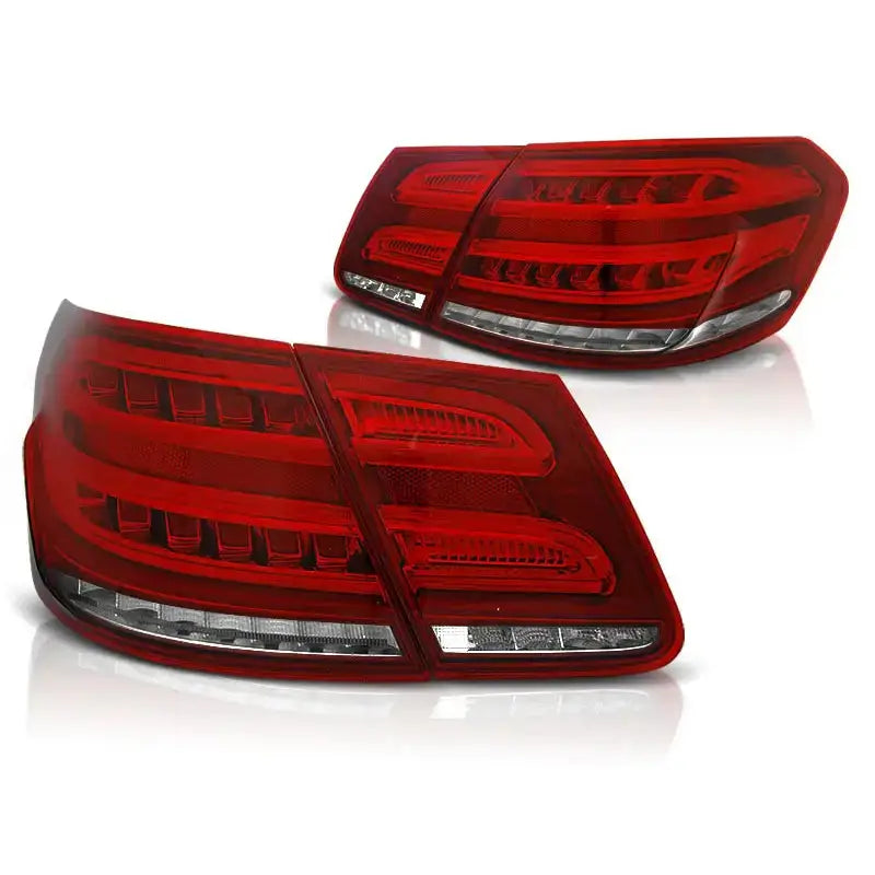 Baklykter Mercedes W212 E-klasse 09-13 Red White Led