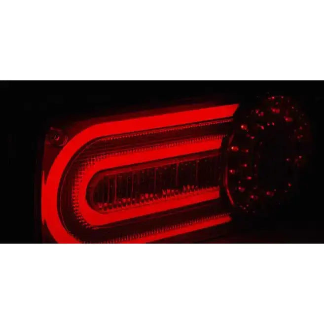 Baklykter Mercedes W463 G-klasse 90-12 Red White Led Bar