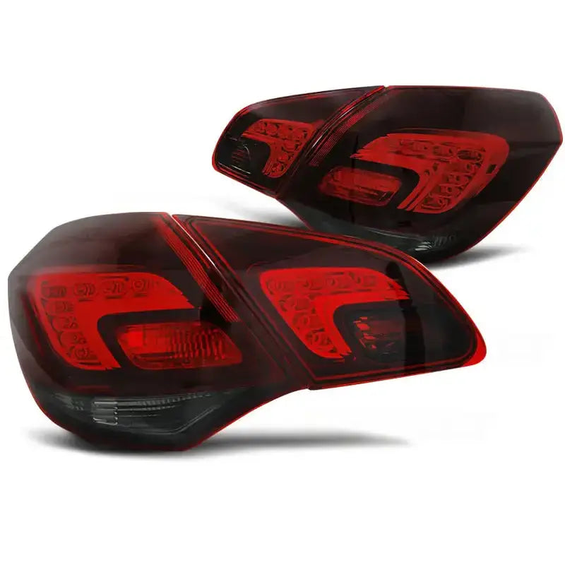 Baklykter Opel Astra j 10- Hatchback Red Smoke Led