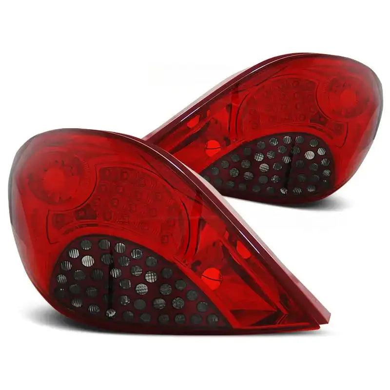 Baklykter Peugeot 207 3d/5d 05.06-06.09 Red Smoke Led