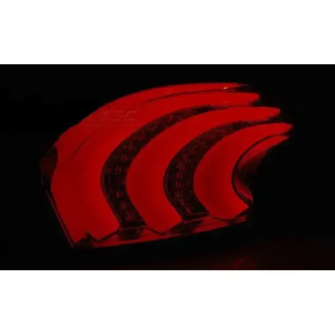 Baklykter Peugeot 208 4.12-06.15 Red White Led Bar