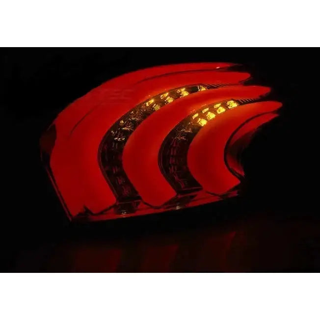 Baklykter Peugeot 208 4.12-06.15 Red White Led Bar