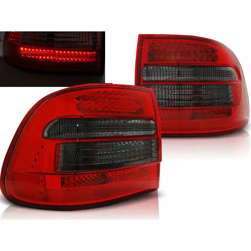 Baklykter Red Smoke Led Porsche Cayenne 02-06