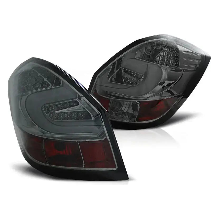 Baklykter Skoda Fabia Ii 07- 06.14 Smoke Led Bar