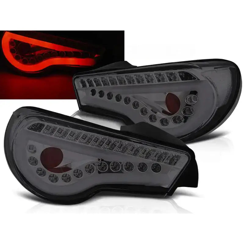 Baklykter Toyota Gt86 12- Led Bar Smoke