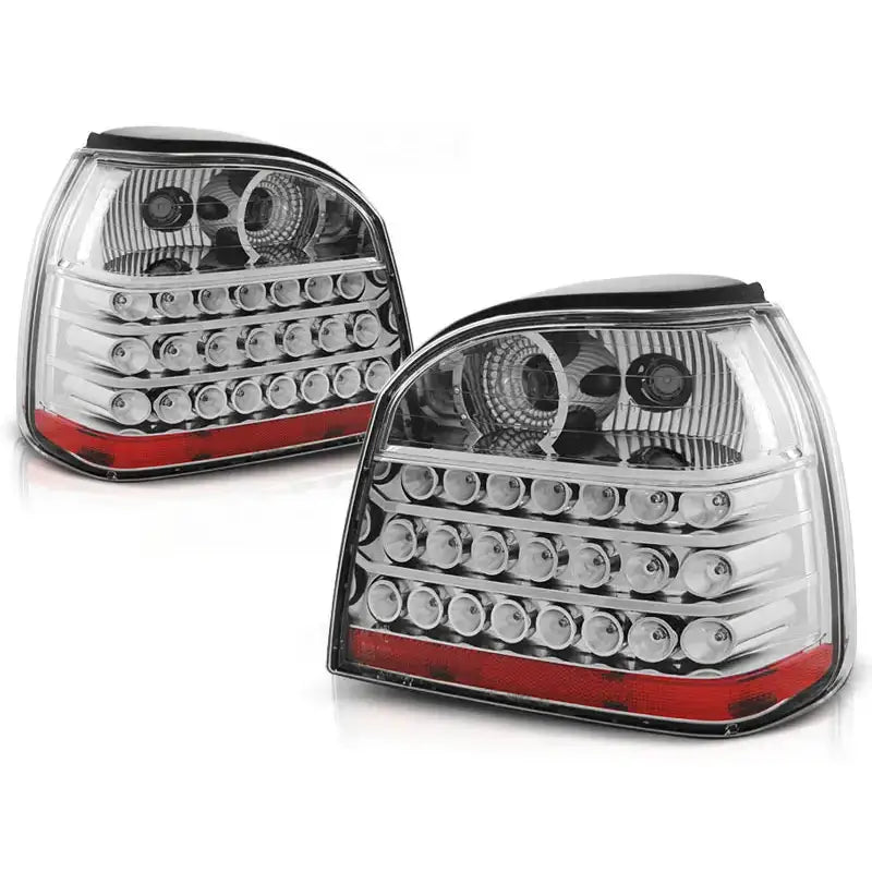 Baklykter Vw Golf 3 09.91-08.97 Chrome Led