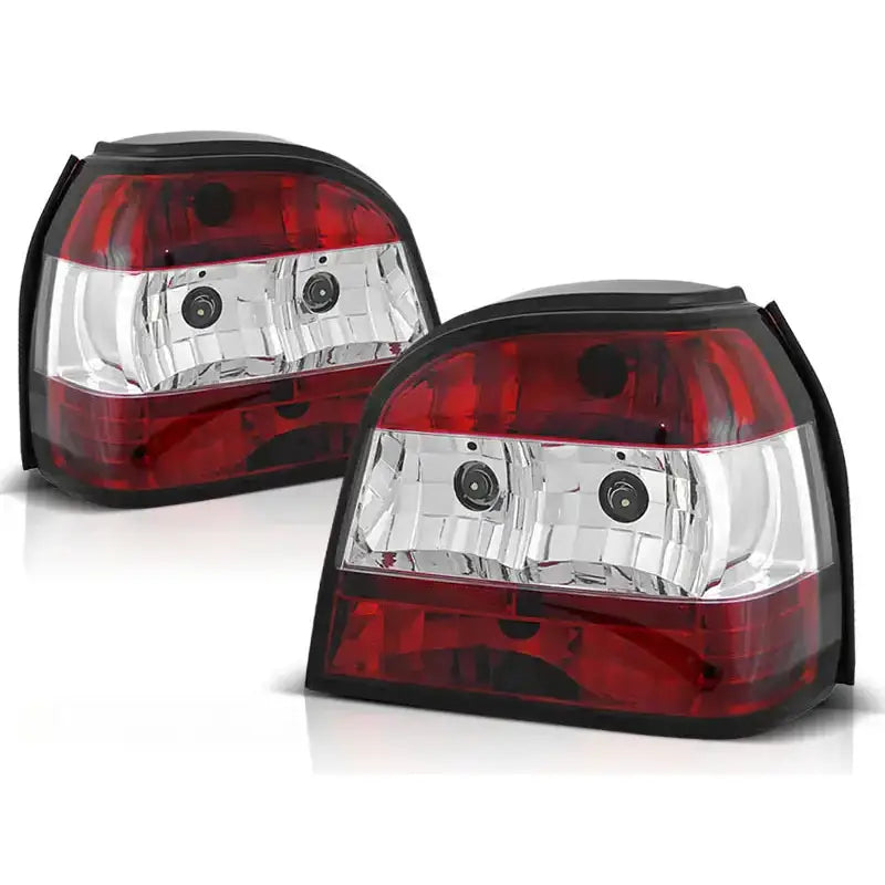Baklykter Vw Golf 3 09.91-08.97 Red White