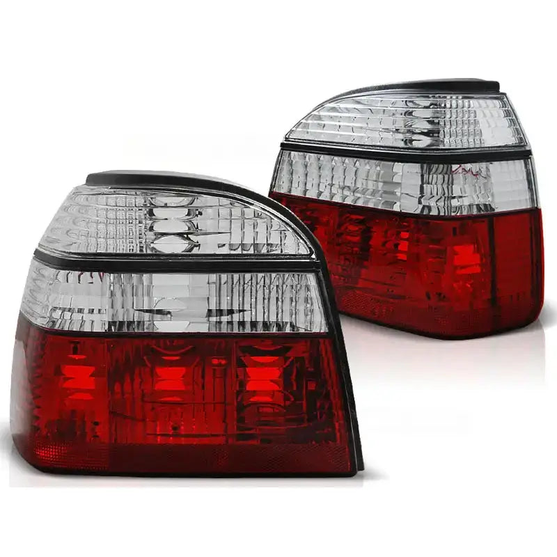Baklykter Vw Golf 3 09.91-08.97 Red White Depo