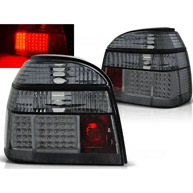 Baklykter Vw Golf 3 09.91-08.97 Smoke Led