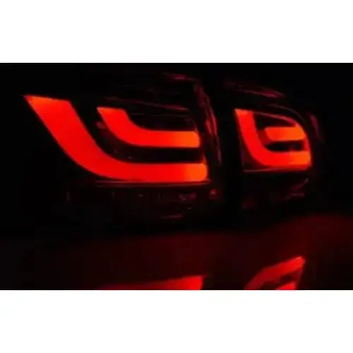 Baklykter Vw Golf 6 10.08-12 Red White Led Bar